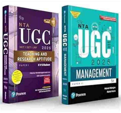 Pearson NTA UGC NET 2025 Paper 1 By KVS Madaan + Paper 2 Management ...