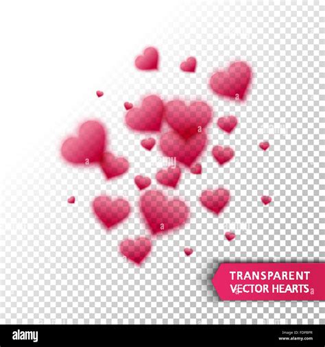 Valentine paper confetti red Stock Vector Images - Alamy