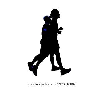 Male Female Side Silhouette Double Exposure: Over 28,074 Royalty-Free ...