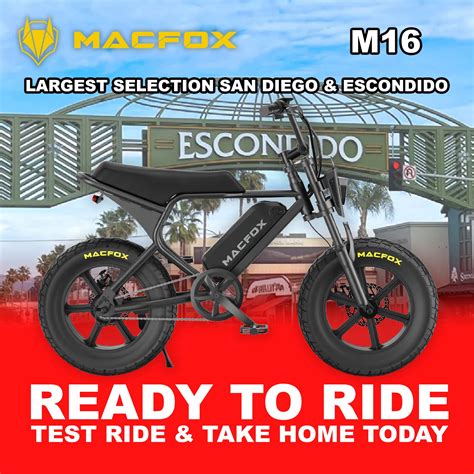 Buy eBike Macfox X7 - Baja Blue - Ready to Ride Online - In Stock Now ...