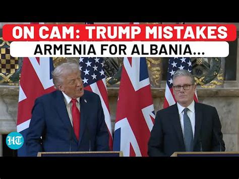 Trump Mistakes Armenia For Albania, Calls Azerbaijan 'Aberbian' During ...