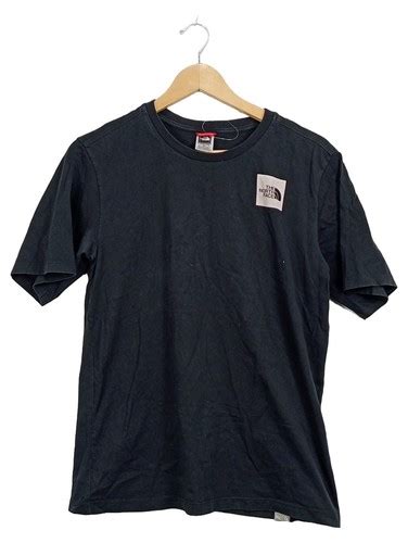 The North Face T-Shirt Uomo Nera Logo Cotone Outdoor (IT 50, EU 46, INT ...