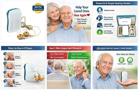 Dishan F-16P Both Ear Easy-to-Use Sound Amplifier for Elderly Hearing ...