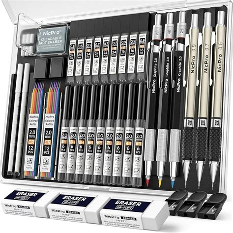 NicPro 35-Piece Mechanical Pencil Set: $11 via Sub. & Save