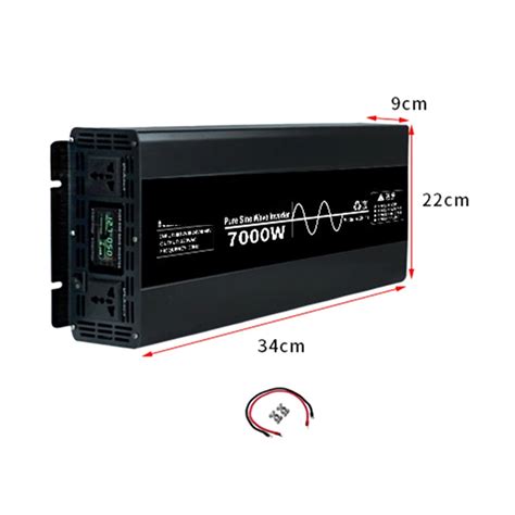 Pure Sine Wave Solor Inverter 3000W 3500W 4500W 7000W 10000W 12V 220 50/60Hz Frequency Converter ...