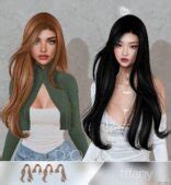 Women’s Hairstyle – Karla Hairstyle Sims 4 Mod - ModsHost