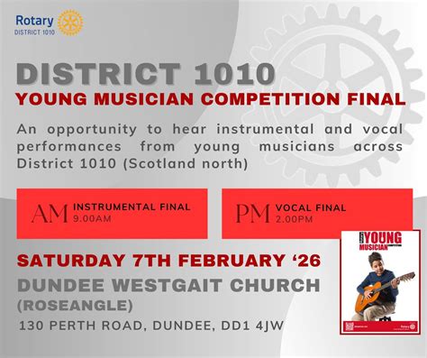 Young Musician Competition Final - Vocal, Dundee Westgait Church ...
