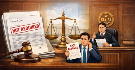 Service Recipient vide Letter Intimidated Service Tax Not Required ...