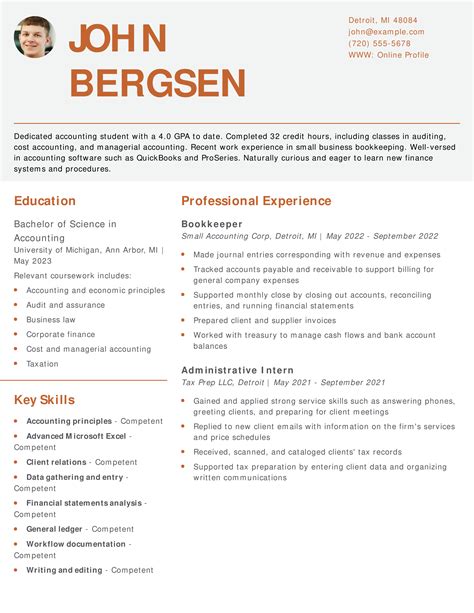 25 Best Internship Resume Examples and Templates for 2025 ... - One For All
