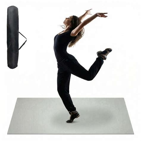 6'x4' Portable Dance Floor Mat for Home Practice, Professional PVC Non ...