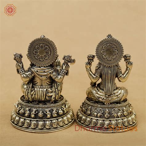 Brass Lakshmi Ganesh Fine 5” – Dharma Statues