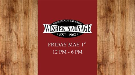 WISHEK Sausage in Fargo: ONE DAY ONLY, Scheels Home & Hardware (3202 ...