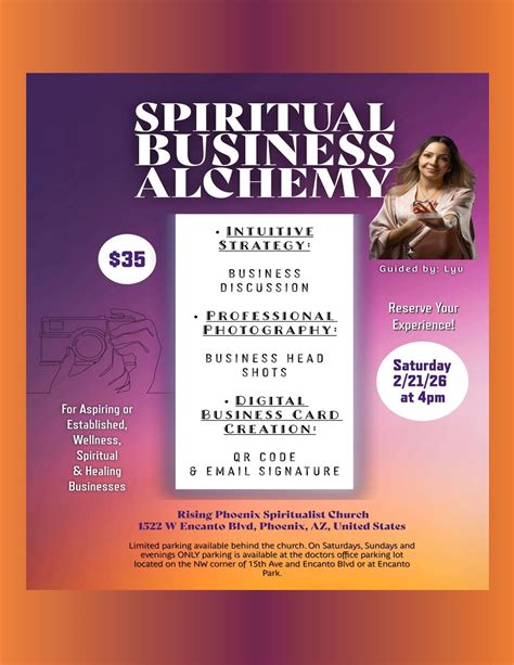 SPIRITUAL BUSINESS ALCHEMY with Lyv 💟, 1522 W Encanto Blvd, Phoenix, AZ ...