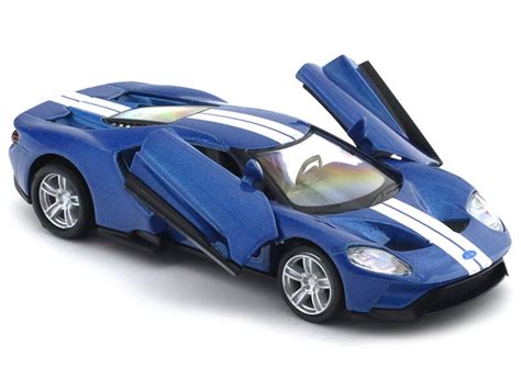 Ford GT Blue 1:33-42 RMZ City licensed pull back car scale model ...