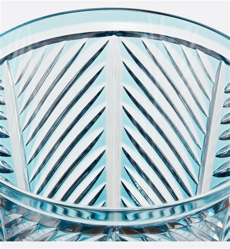 Water Glass Chevrons, Aquamarine | DIOR