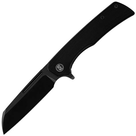 Miguron Knives Malory-3.5" 14c28n , black G10 handle,Ti clip - Pocket ...