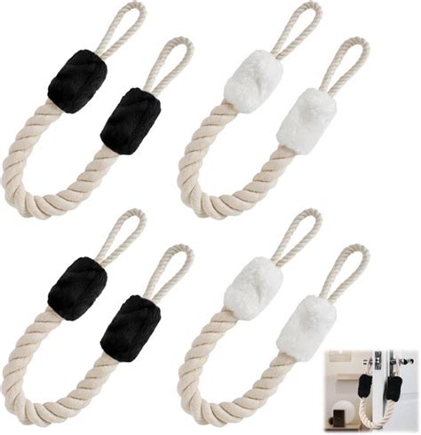 Deurstopper Touw - Deurbeveiliger Set - Vingerbescherming - Zachte ...