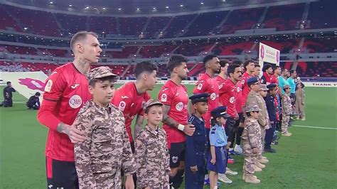 Moment: Mascots in Qatar pay tribute to army over ongoing war