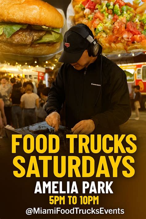 Food Trucks Saturdays at Amelia Earhart Park, Amelia Earhart Park ...