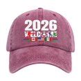 Baseball Caps CQXIDFH 2026 USA & CAN Soccer Baseball Cap, Adjustable ...