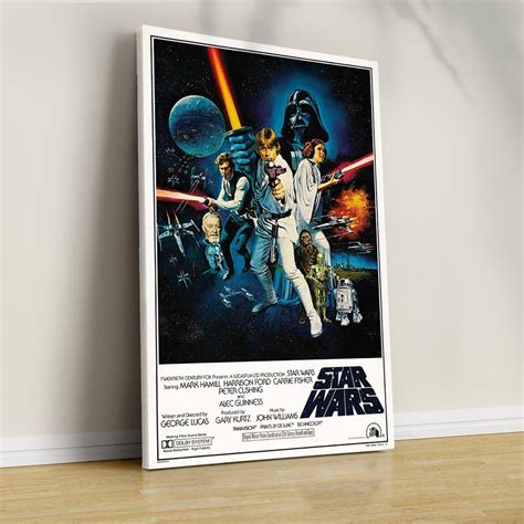Pôster do filme Star Wars - Etsy Portugal