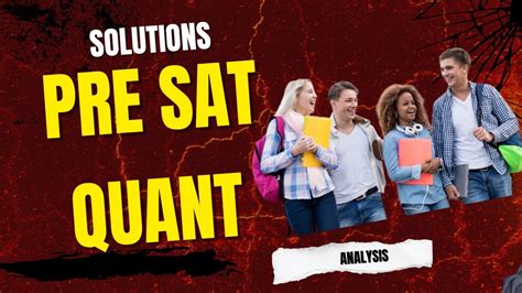 PSAT Quantitative Problem Solved Step by Step | Pre SAT Math Strategy ...