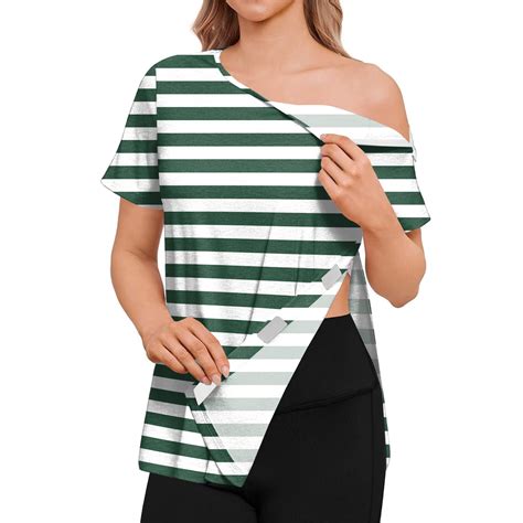 longantii Post Shoulder Surgery Shirts for Women Chemo Dialysis Port with 2 Shoulder Half ...