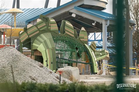 Stegosaurus Installed at Jurassic World Paddock Play in Universal Kids ...