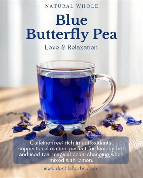 Butterfly Pea Dried Flower | Blue Herbal Tea – Deshla Herbs
