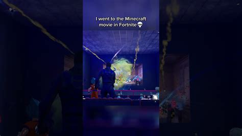Minecraft movie in Fortnite 😭💀 #shorts