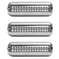 3X 50W 42 LEDs Boat Transom Light Stainless Steel Waterproof Marine ...