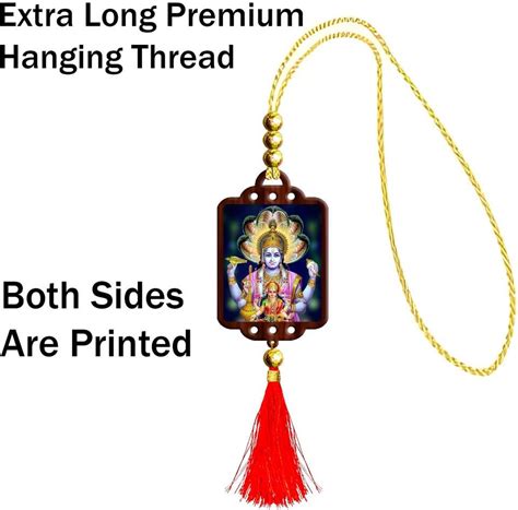 SANBIA Vishnu Car Dashboard Idol & Hanging Combo Decorative Showpiece ...