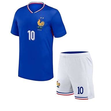 RJM Mbapee 10 Football Team Half Sleeve Jersey Set 2024 (Kids,Boys,Men ...