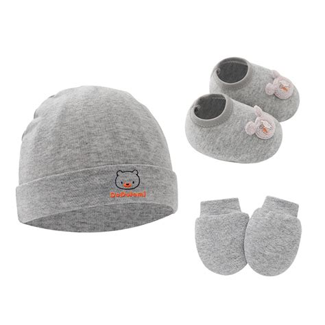 Baby Hat Gloves Baby Shoes Baby Casual Hat And Gloves Three Piece Set ...
