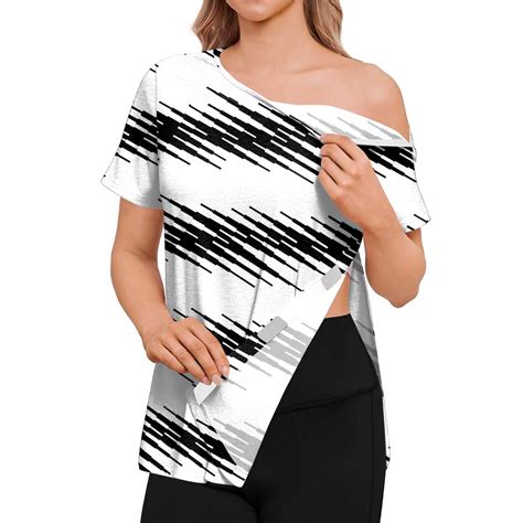 longantii Post Shoulder Surgery Shirts for Women Chemo Dialysis Port with 2 Shoulder Half ...