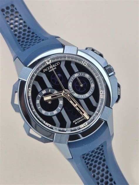Jacob & Co. Epic X Chrono 44mm in Blue PVD Titanium Full set for Rs ...