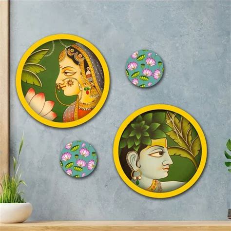 Smooth Wooden 60 CM 80 CM Crystal Wall Painting MDF, For Decoration at ...