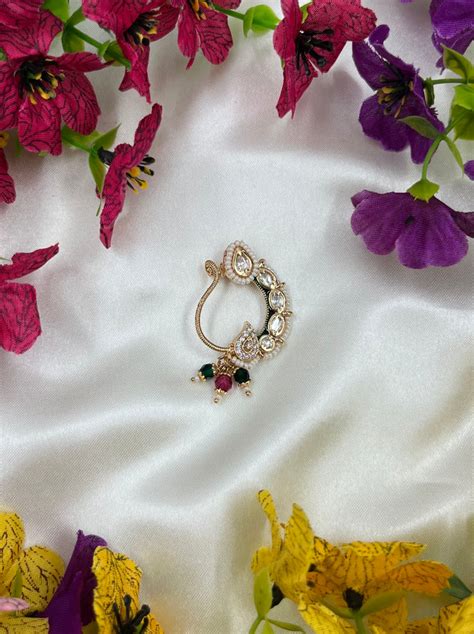 Zendaya Moissanite Nose Ring – Kaushalya Art Jewellery