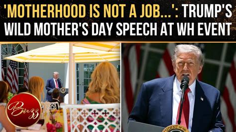 Trump’s 'motherhood not a job' remark turns White House event into ...