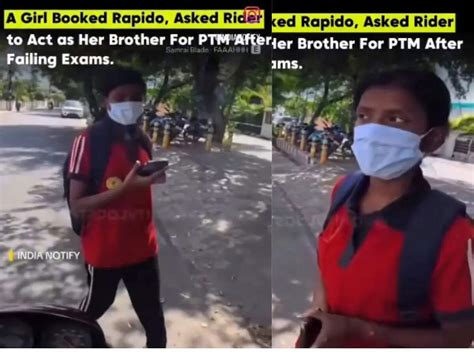 PTM drama at its finest! Schoolgirl's epic 'jugaad' with Rapido rider ...