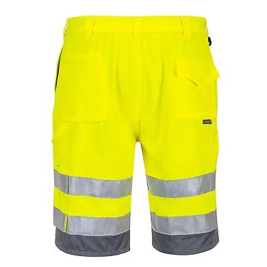 Portwest Mens Contrast Hi-Vis Shorts