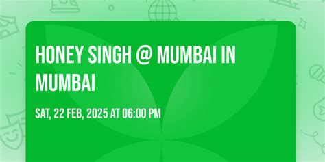 Honey Singh @ Mumbai in Mumbai – Things to Do in Mumbai | AllEvents