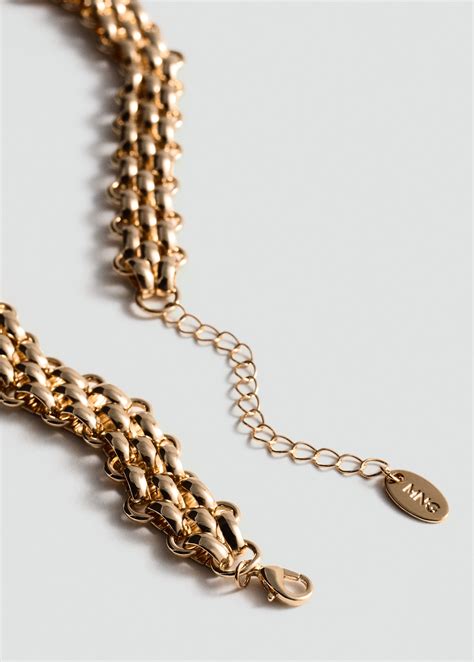 Link chain necklace - Women | MANGO OUTLET Slovenia