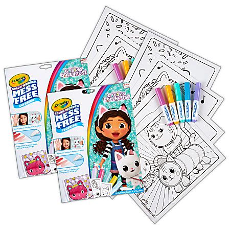 Crayola Color Wonder Coloring Pad Markers Gabby s Dollhouse Pack Of 2 ...
