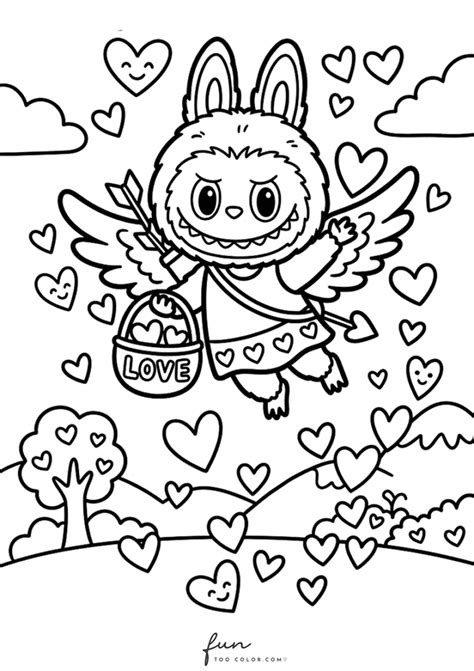 Labubu monsters coloring pages - FunTooColor