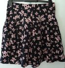 H&M black lined Skirt with Pink Skulls size 38 | eBay UK