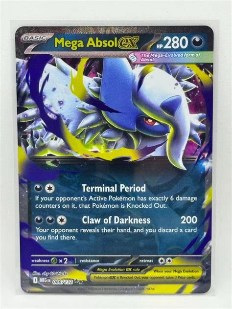 Mega Absol ex 086/132 RR | Pokemon SV Mega Evolution - Poketcg – PokéTCG