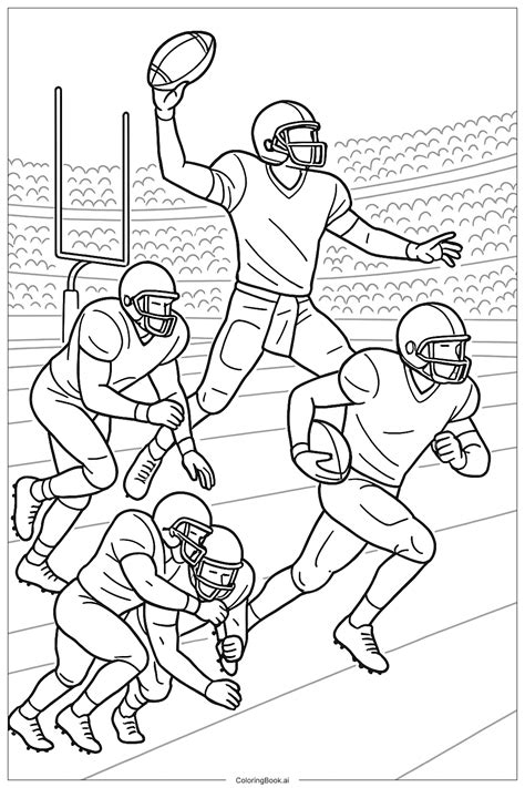 Football Strategy Board Coloring Page (Free PDF&PNG Printable)