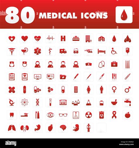 Surgery medical operation icons hi-res stock photography and images - Alamy