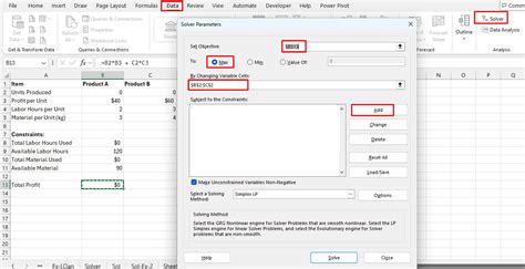Excel: Perform Scenario Analysis with Goal Seek and Solver (Examples)